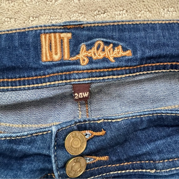 Kut from Kloth blue jeans size 24W - Picture 3 of 6